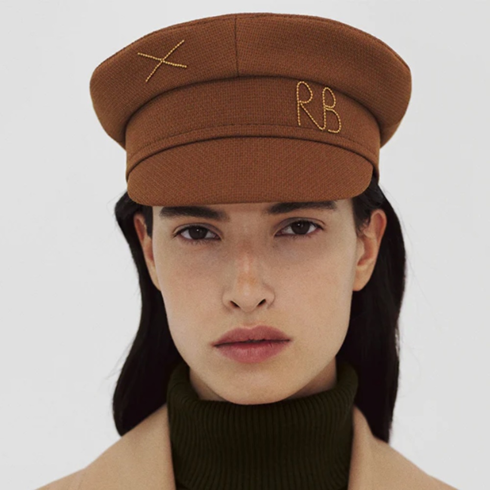 Ruslan Baginskiy embellished logo baker boy cap